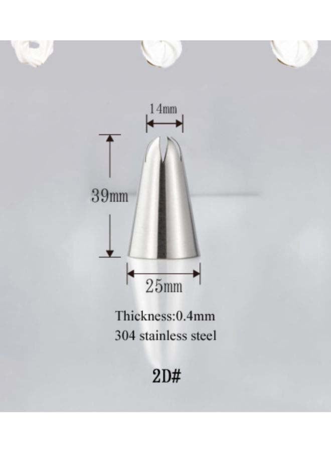 Beauenty Cake Decorating Piping Nozzle Silver - Image 2