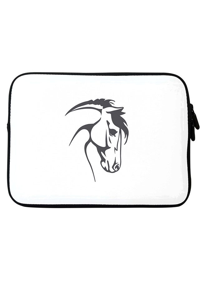 Stylizedd Arab Stallion Printed Sleeve For Apple MacBook 15-Inch White/Grey