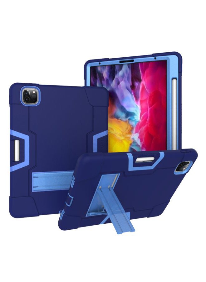 Rock Pow Protective Case Cover For Apple iPad Pro 12.9 (2021/2020/2018) Navy Blue - Image 1
