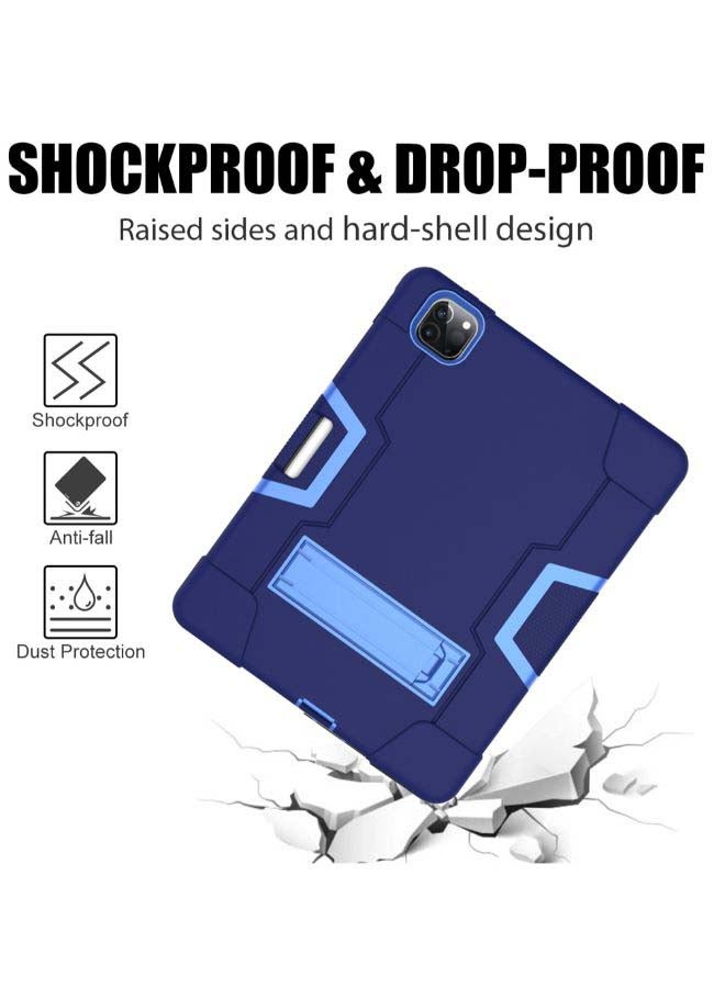 Rock Pow Protective Case Cover For Apple iPad Pro 12.9 (2021/2020/2018) Navy Blue - Image 3