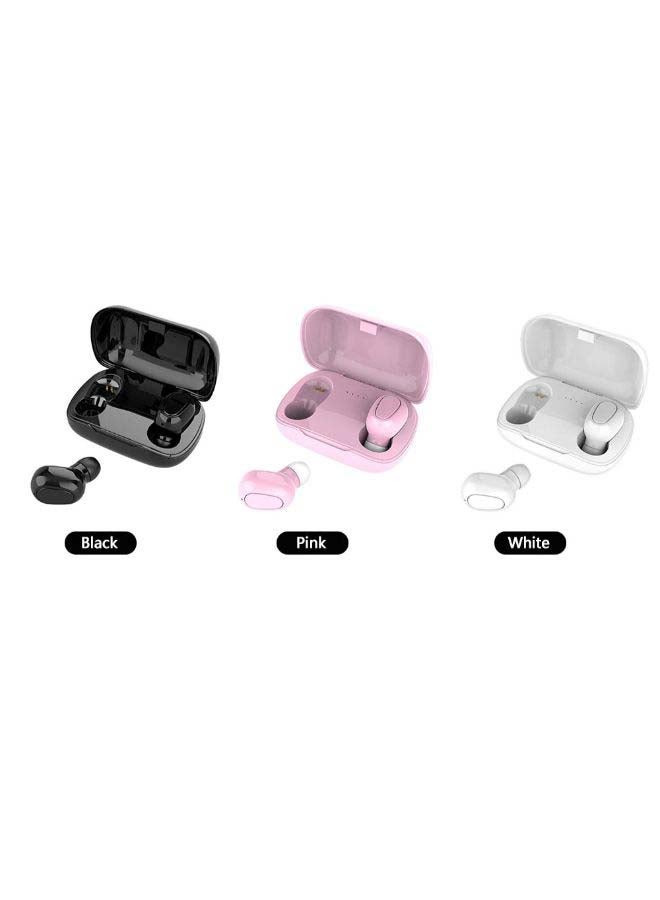 Generic Bluetooth In-Ear Earbuds With Charging Case Black  - Image 2