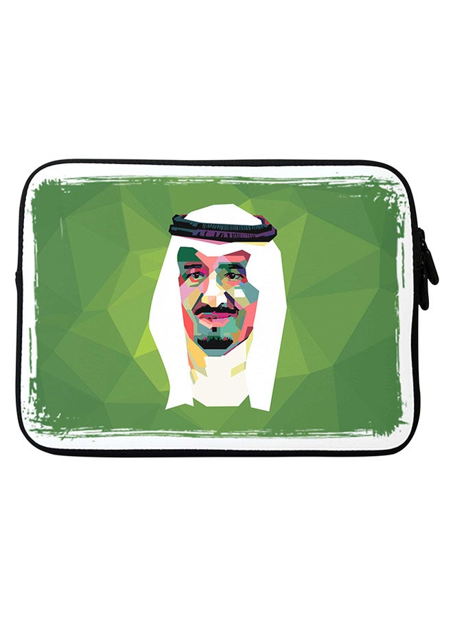 Stylizedd Malek Salman Modern Printed Sleeve For Apple MacBook 15-Inch Green/White/Pink