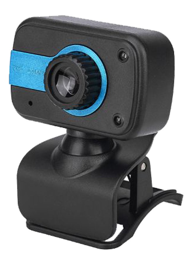 Portable HD Webcam 480P 30fps Camera with Mount Clip Built-in Microphone Notebook Laptop PC Desktop Computer Web Video Camera USB Plug & Play for Online Conferences Meeting Video Call Live Streaming Black - Image 1