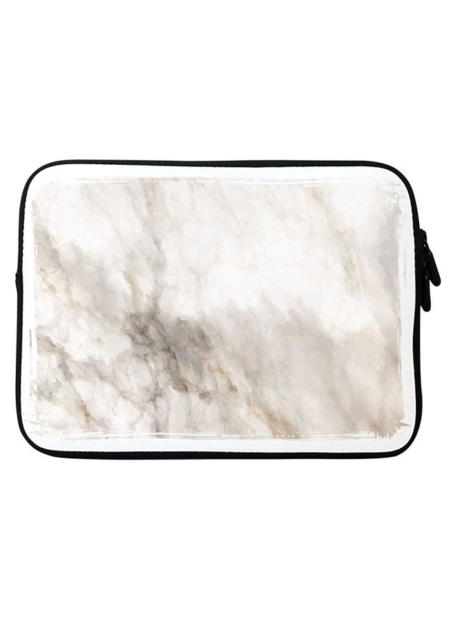 Stylizedd Marble Pattern Sleeve For Apple MacBook 15-Inch Grey/White