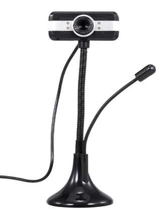 640 x 480P PC Webcam Full HD Web Cam USB Portable Laptop Desktop High-Definition Webcam 30fps Camera with Built-in Noise-reduction Microphone Plug & Play Flexible Hose Black - v1602492005/N40710520A_1