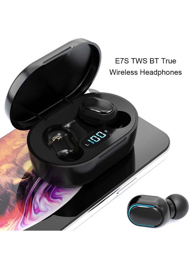 Generic Bluetooth In-Ear Earbuds With Charging Case Black  - Image 3