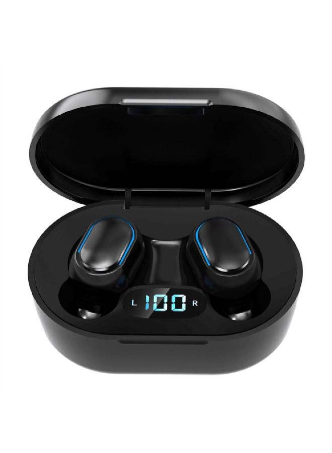 Generic Bluetooth In-Ear Earbuds With Charging Case Black  - Image 2