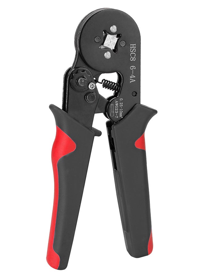 Self-Adjustable Crimping Plier Black/Red  - Image 1