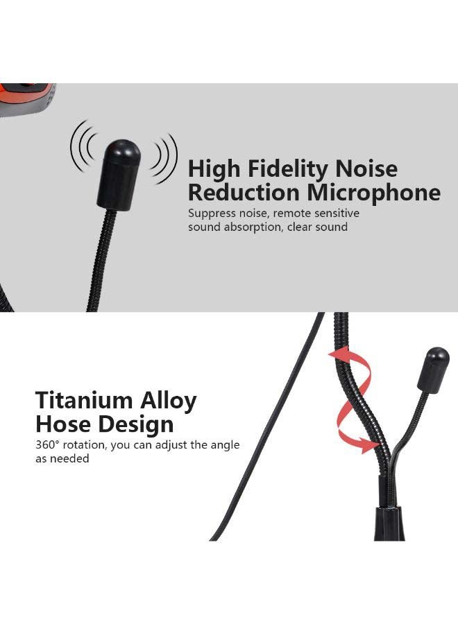 Drive-free Web Camera 480P USB Webcam with Microphone Light Supplement Lamp for Desktop Computer Laptop Plug and Play Black