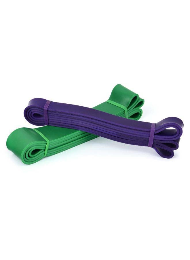 2-Piece Pull Up Resistance Loop Exercise Workout Band 30 x 5cm - Image 3