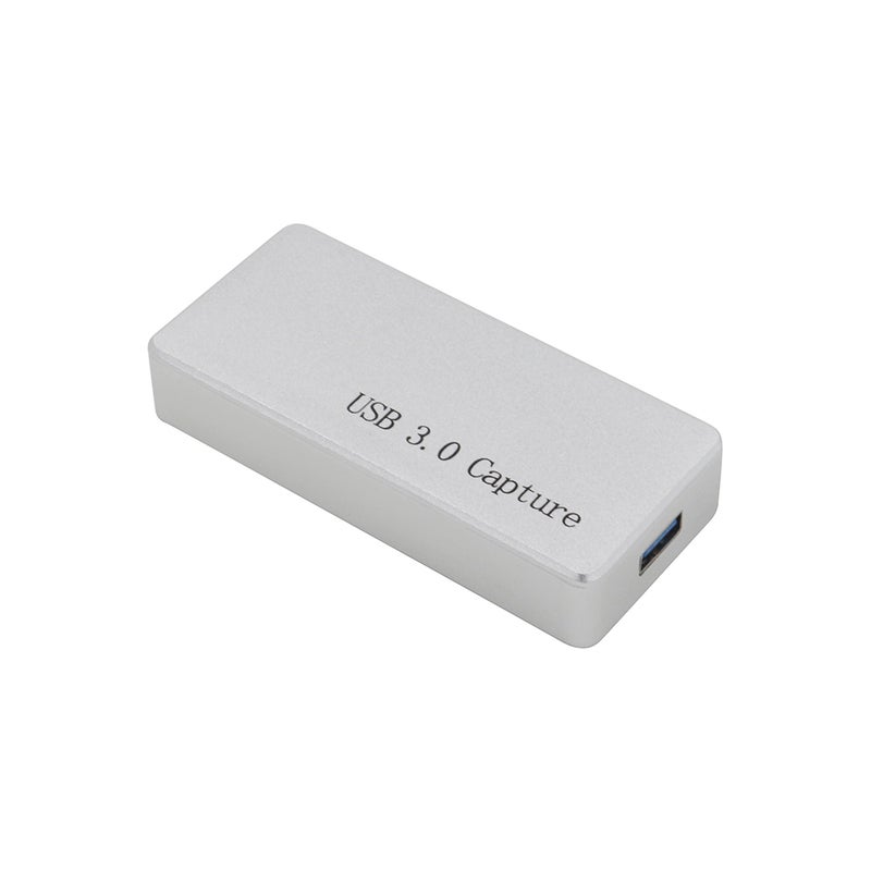 Generic - HDMI to USB 3.0 Video Capture Dongle 1080P Full HD Video Recorder Driver-Free For Remote Video Meeting Data Collection White - Image 1