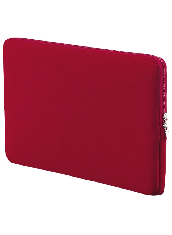 Lss Portable Zipper Soft Laptop Sleeve Red - Image 1