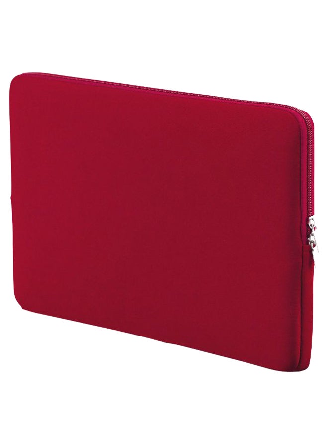 Lss Portable Zipper Soft Laptop Sleeve Red