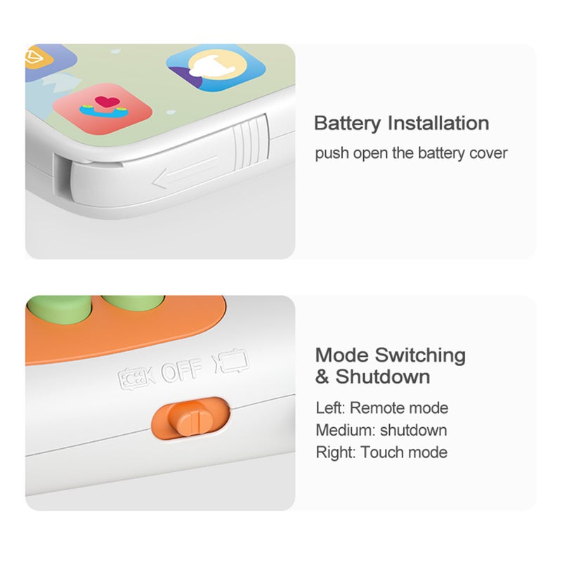 Baby Music Phone Early Educational Learning Telephone Kids Toy 22.00 x 3.70 x 13.00cm  - Image 5