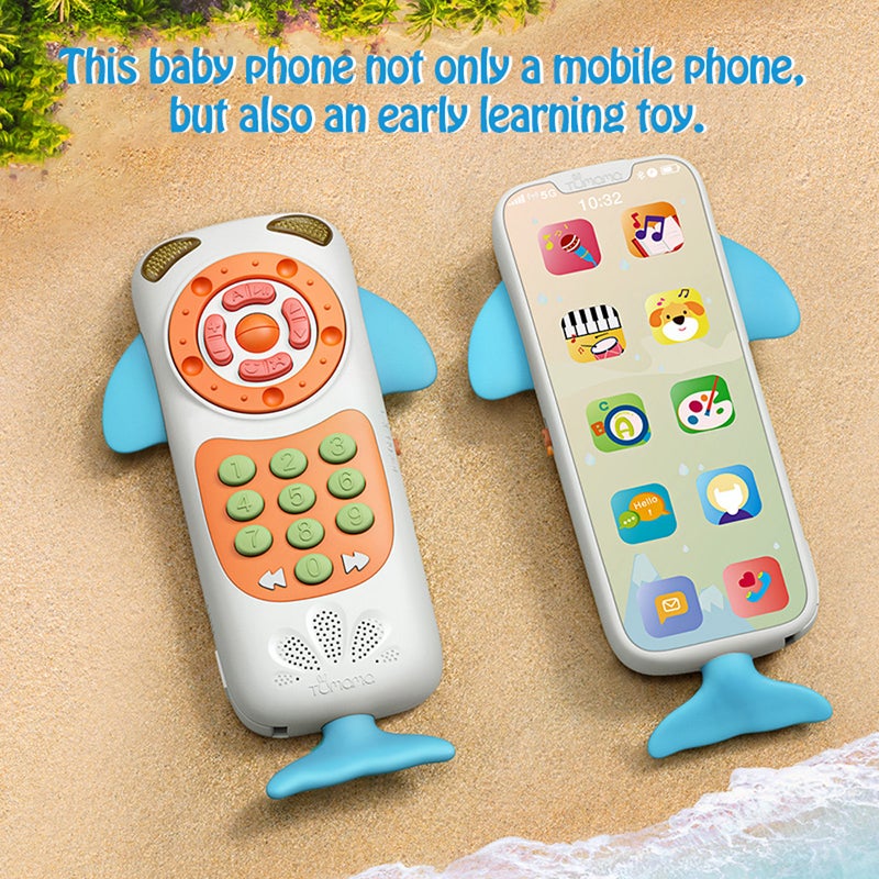 Baby Music Phone Early Educational Learning Telephone Kids Toy 22.00 x 3.70 x 13.00cm  - Image 2