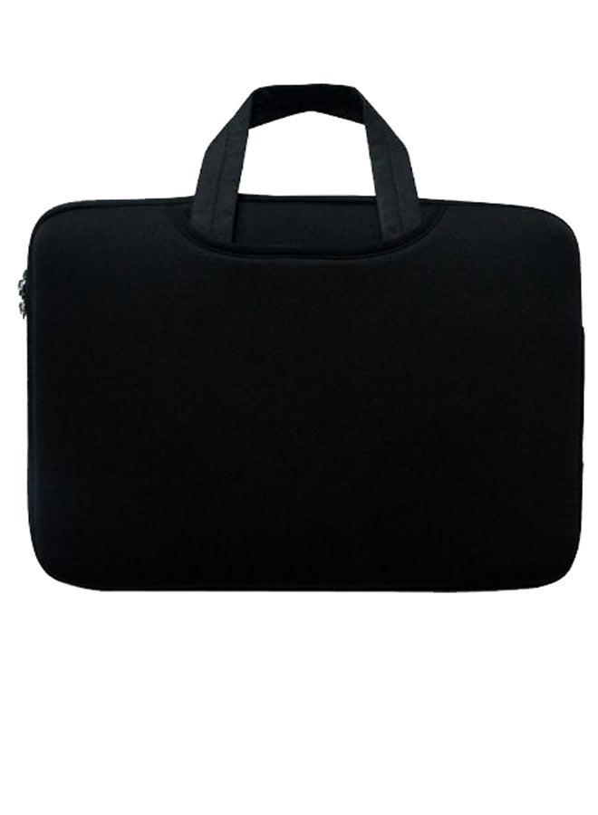 Lss - Portable Zipper Soft Sleeve Laptop Briefcase Black - Image 1