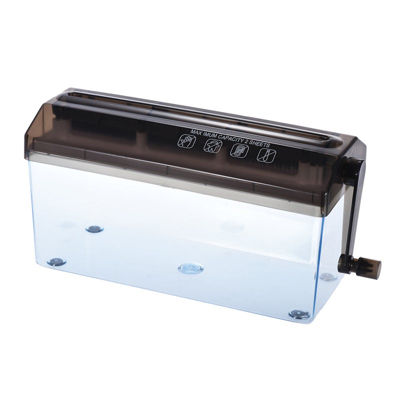 Generic - A4 9 Inch Manual Hand Paper Shredder Document File Handmade Straight Cutting Machine Tool Black - Image 1