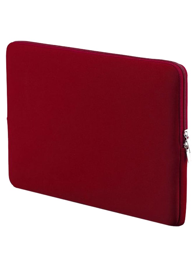 Lss Portable Zipper Soft Laptop Sleeve Red  - Image 1