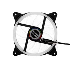 Generic Computer Radiator Cooling Fan Case Cooler With Non-adjustable RGB Light 12cm multicolour  - Image 2