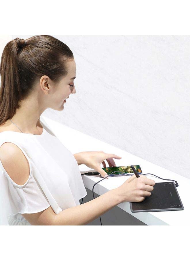 HUION H430P Graphics Drawing Tablet With 5080LPI Pen Black - Image 2