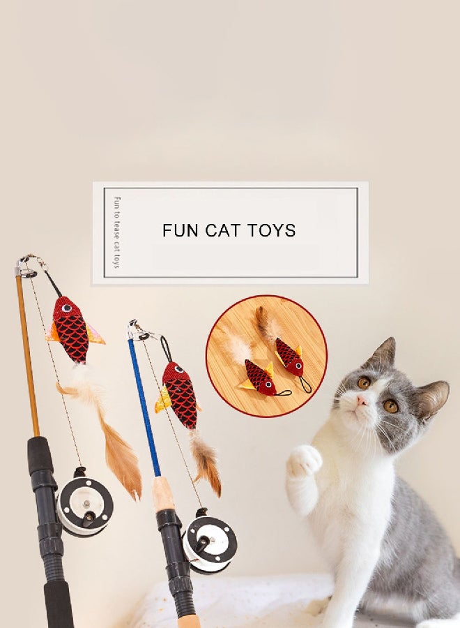 Retractable Cat Toy For Pets Black 7x7x7cm - Image 1