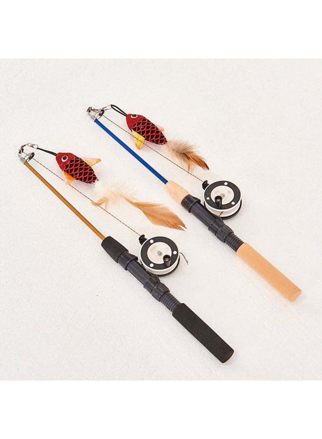 Retractable Cat Toy For Pets Black 7x7x7cm - Image 2