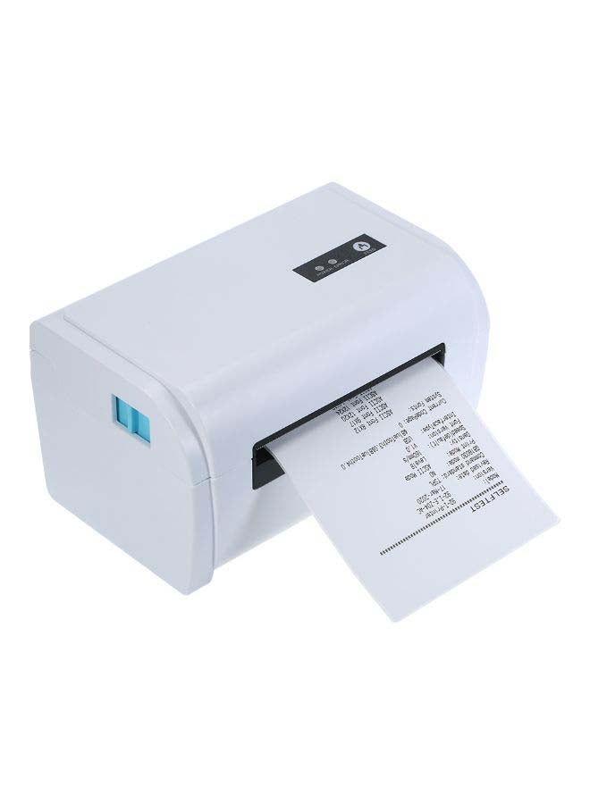 110mm Shipping Label Printer with Stand USB Cable High Speed Direct Thermal Printer 23 x 20cm white - Image 2