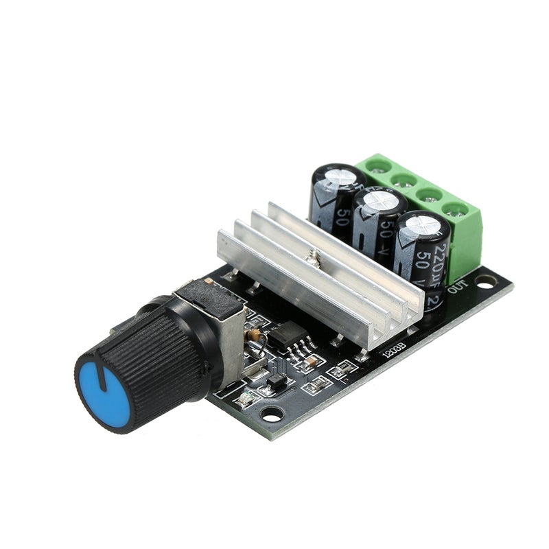 Generic - 6V 12V 24V 28V 3A PWM DC Motor Speed Regulator Controller With Adjustable Switch multicolour - Image 1