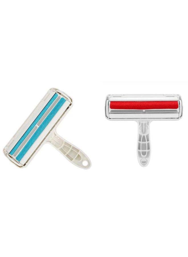 2-Way Pet Hair Remover Roller White/Blue 19.5x26.5x4.5cm - Image 2