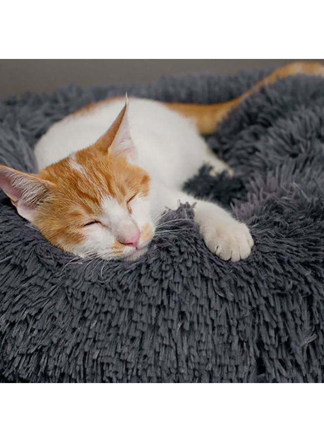 سرير فائق النعومة للكلاب والحيوانات الأليفة رمادي داكن 30x20x10سم - Image 3