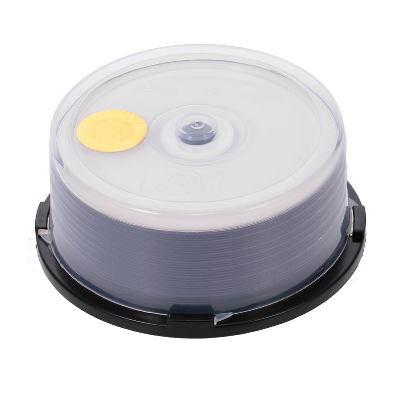 50 Pieces 215MIN 8X DVD+R DL 8.5GB Blank Disc Customizable DVD Disk For Data & Video White  - Image 1