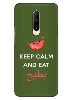 Slim Snap Basic Series Printed Case Cover For OnePlus 7 Pro Multi Color