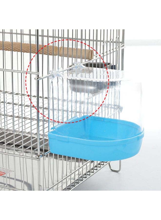 حوض استحمام للطيور الأليفة أزرق 13.5x13x12.5سم - Image 2
