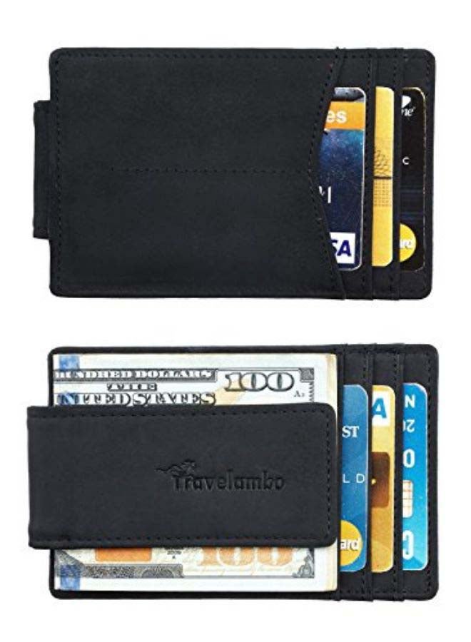 Money Clip Front Pocket Card Wallet Black - v1602492637/N40492833A_3