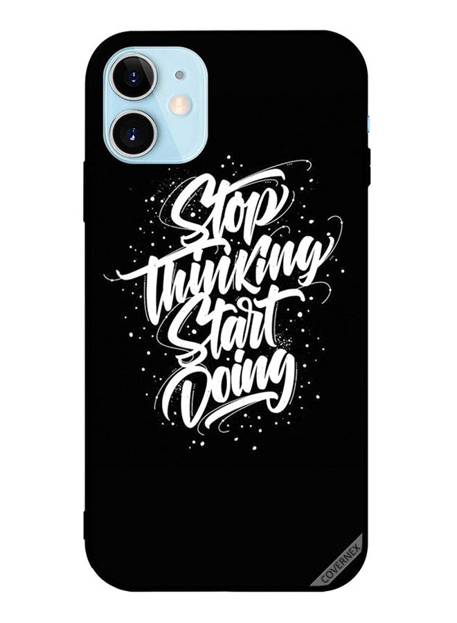 Covernex Protective Case Cover For Apple iPhone 12 mini Stop Thinking Start Doing - Image 1