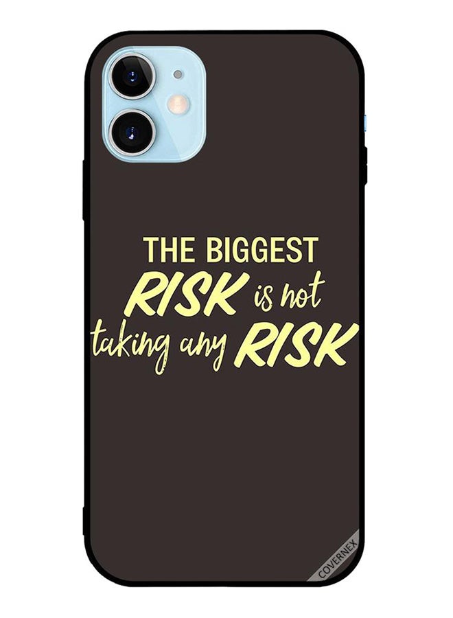 Protective Case Cover For Apple iPhone 12 mini The Biggest Risk Is Not Taking Any Risk