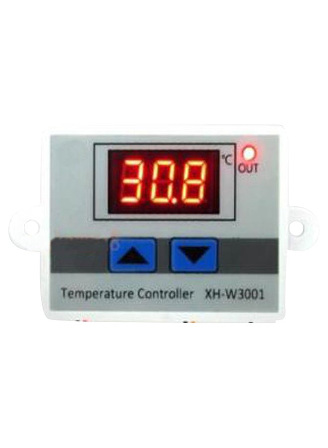 Digital LED Temperature Controller White/Grey - Image 1