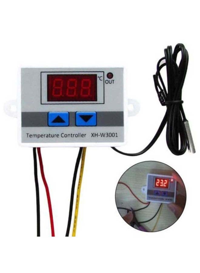 Digital LED Temperature Controller White/Grey - Image 3
