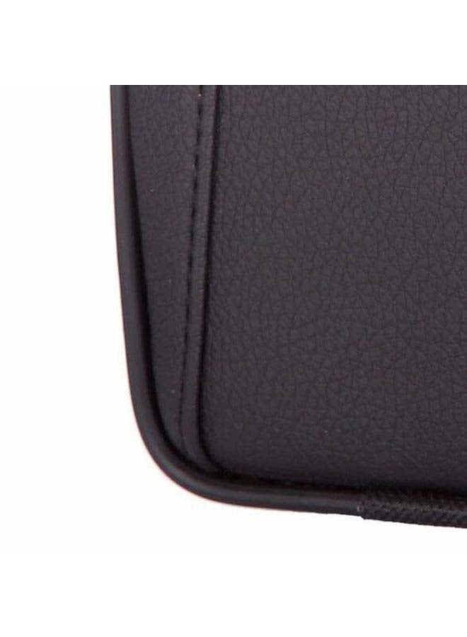 Vertical Zippered Belt Wallet Black - Image 2