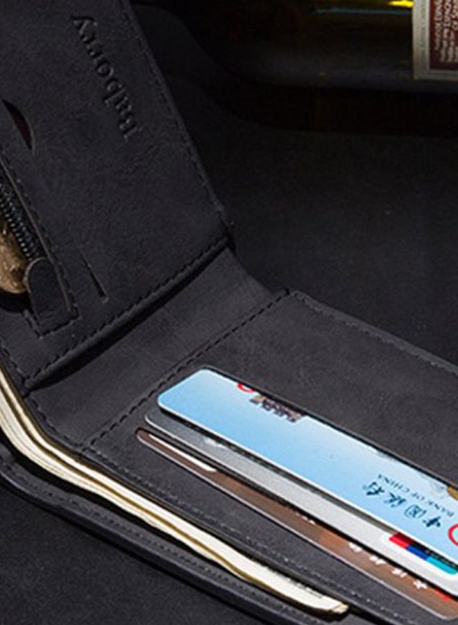 Solid Bi-Fold Wallet Black - Image 1