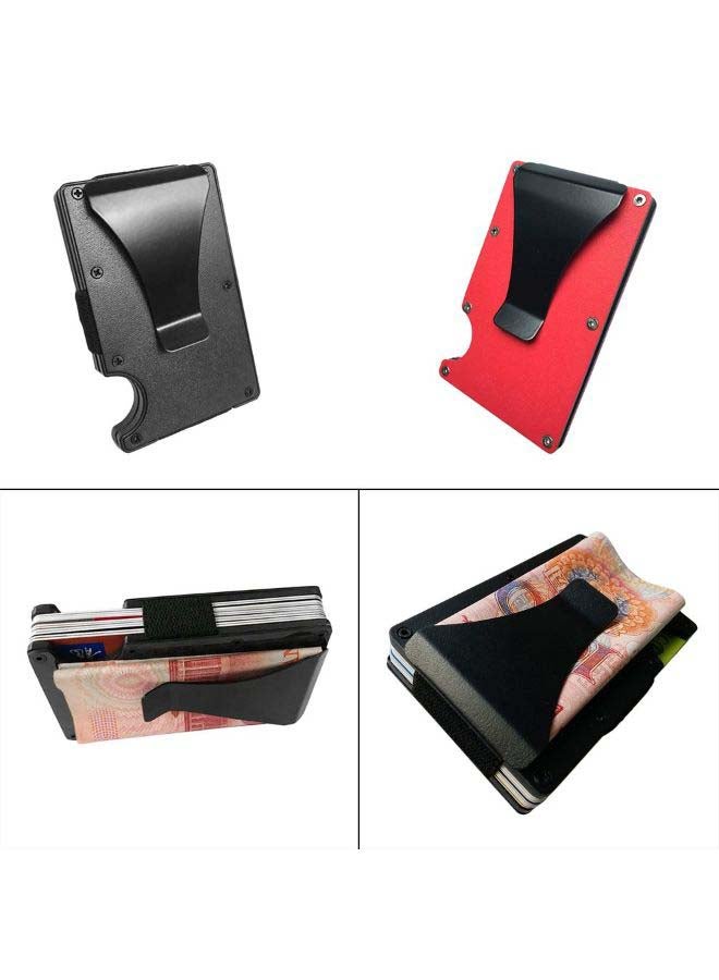 Slim Card Holder Black - Image 3