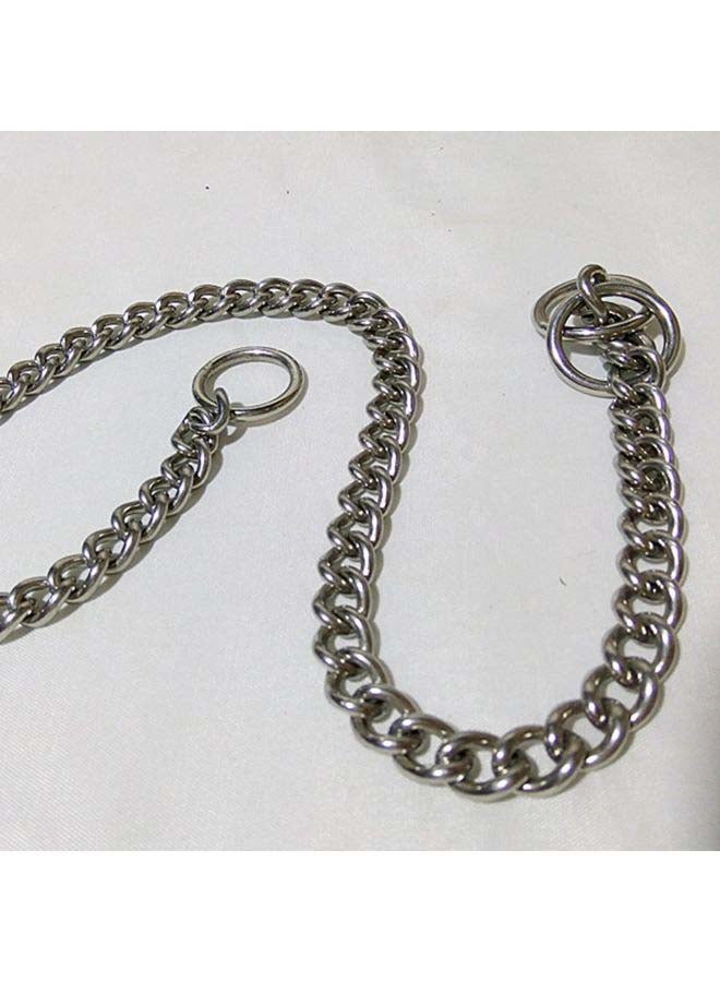 Adjustable Chain Dog Collar Silver 15x15x1cm - Image 2