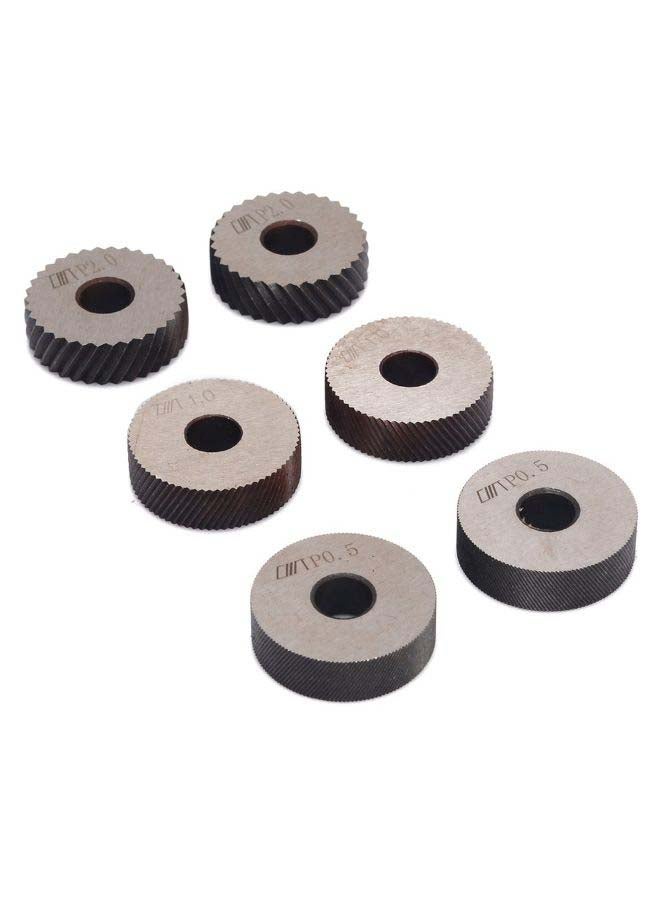 Generic 12-Piece Dual Wheel Knurling Tool Kit Black  - Image 3