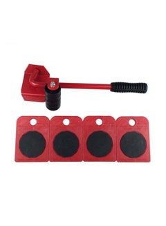 5-Piece Furniture Lifter Easy Moving Sliders Mover Tool Set Red/Black - v1602492937/N40592329A_3