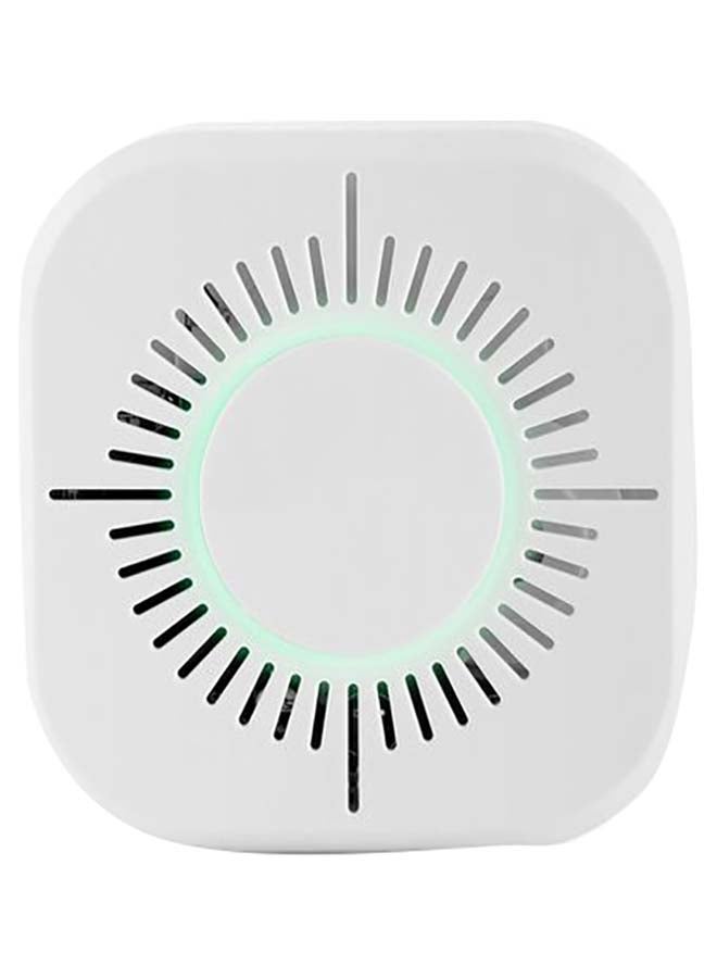 Wireless Smoke Detector Independent Fire Alarm Sensor White 