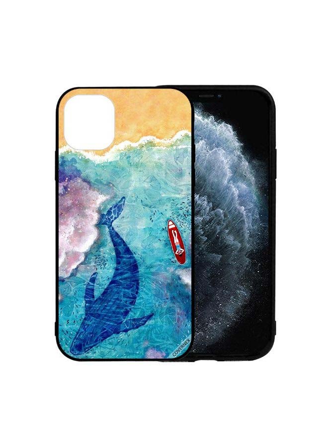 Covernex Protective Case Cover For Apple iPhone 12 mini Whale And Surfer - Image 2