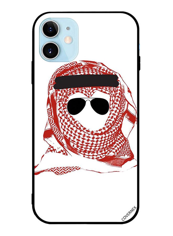 كوفرنيكس غطاء حماية واق لهاتف أبل آيفون 12 ميني أبيض/أحمر - Image 1