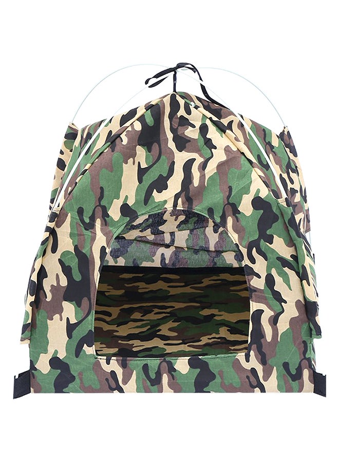 Camouflage Pet Tent Camouflage Green 50x49x1cm - Image 1