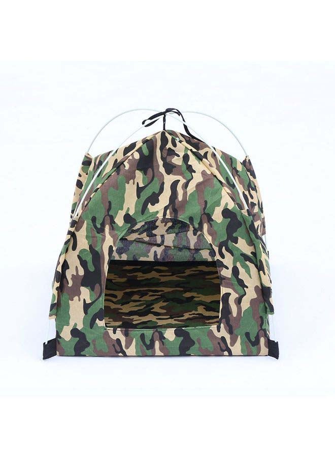Camouflage Pet Tent Camouflage Green 50x49x1cm - Image 2