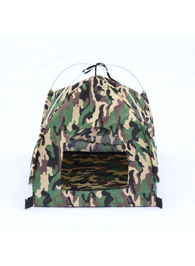 Camouflage Pet Tent Camouflage Green 50x49x1cm - Image 3